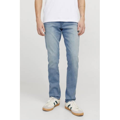 JACK & JONES JEANS INTELLIGENCE JJIGLENN JJFOX slim fit jeans blue denim afbeelding