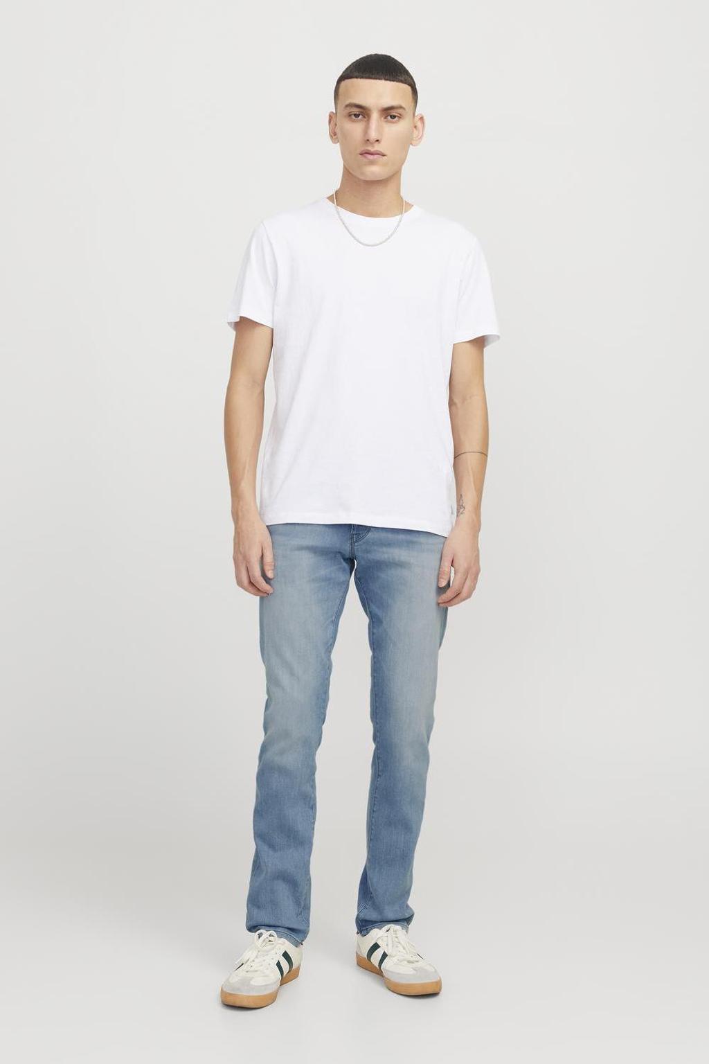 JACK & JONES JEANS INTELLIGENCE JJIGLENN JJFOX slim fit jeans blue denim