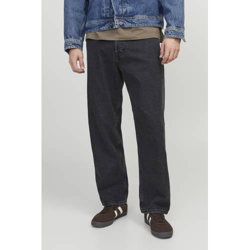 JACK & JONES JEANS INTELLIGENCE JJIALEX baggy fit jeans black denim afbeelding