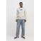 JACK & JONES ESSENTIALS hoodie white melange
