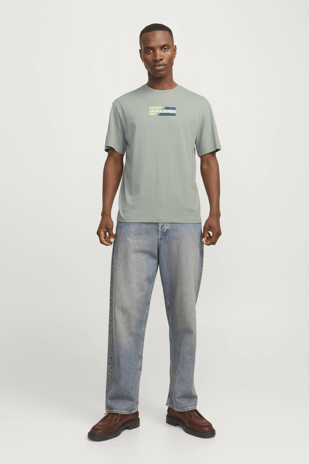JACK & JONES ESSENTIALS T-shirt lichtgroen