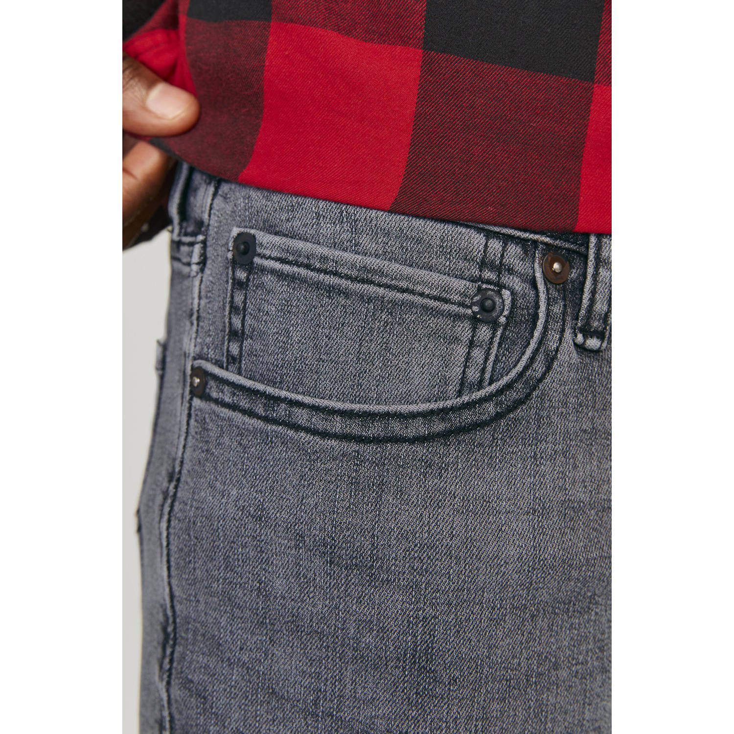 JACK & JONES JEANS INTELLIGENCE JJILIAM skinny jeans black denim