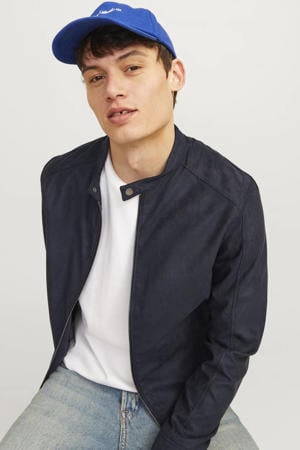 suèdelook jas zwart