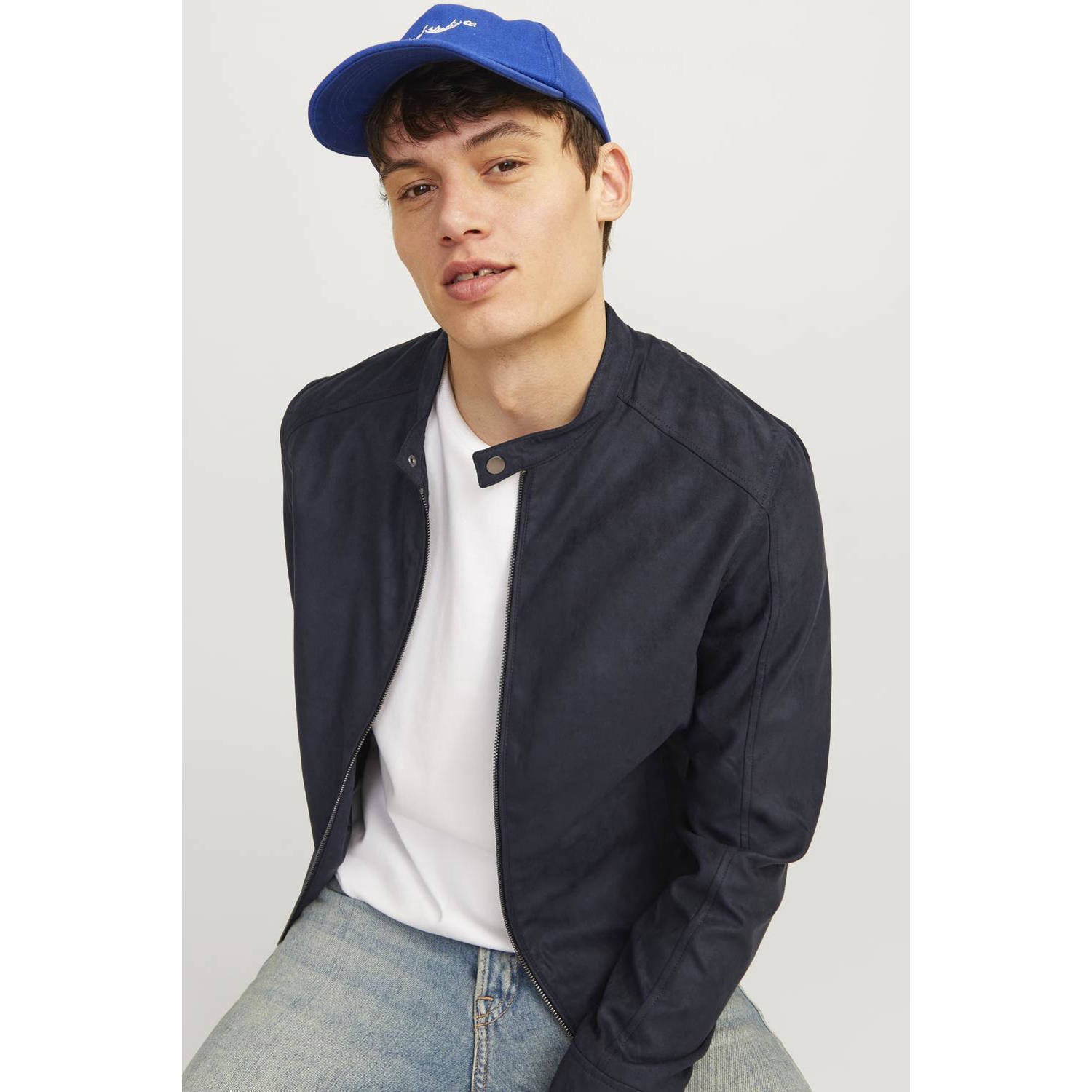 Jack & Jones Imitatieleren jack JJEDYLAN CLEAN JACKET NOOS