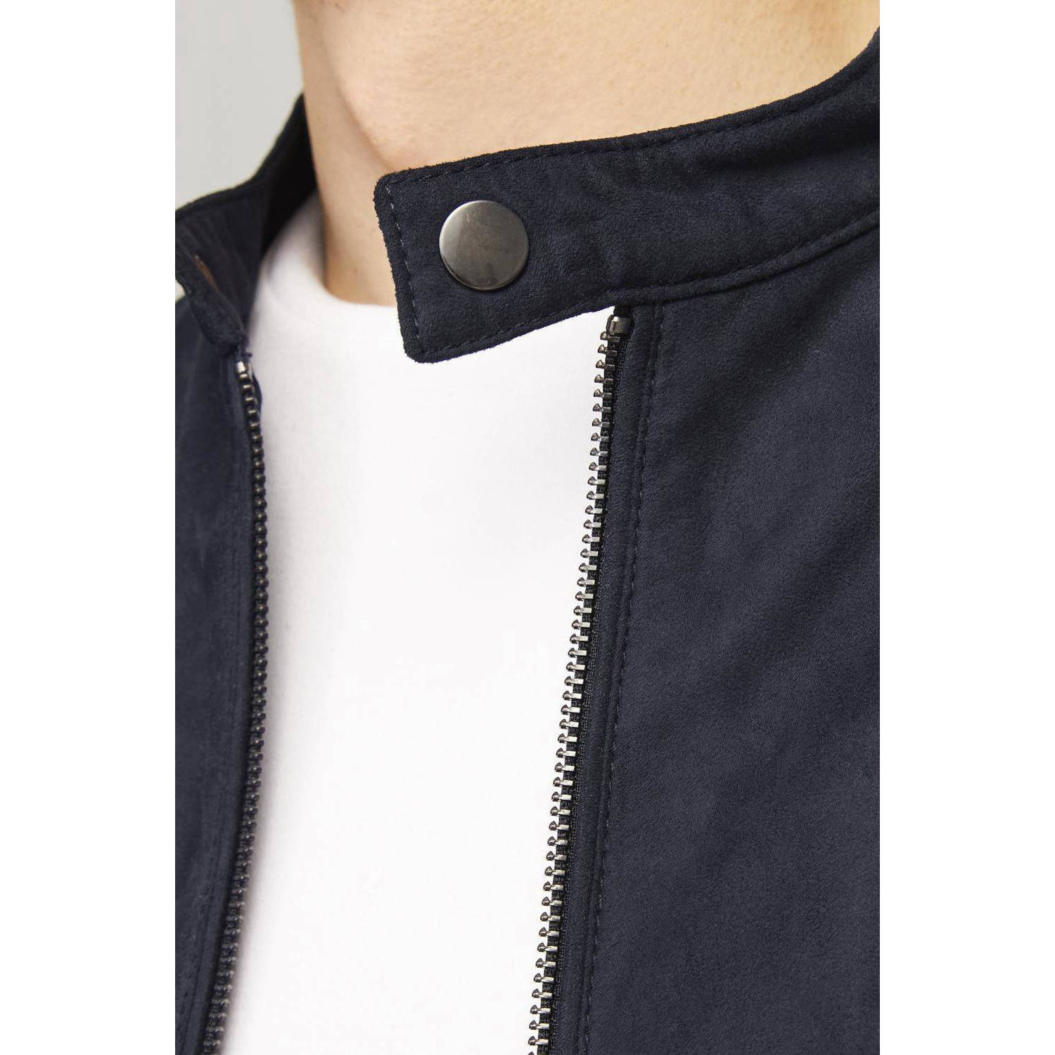 JACK & JONES ESSENTIALS bikerjack zwart