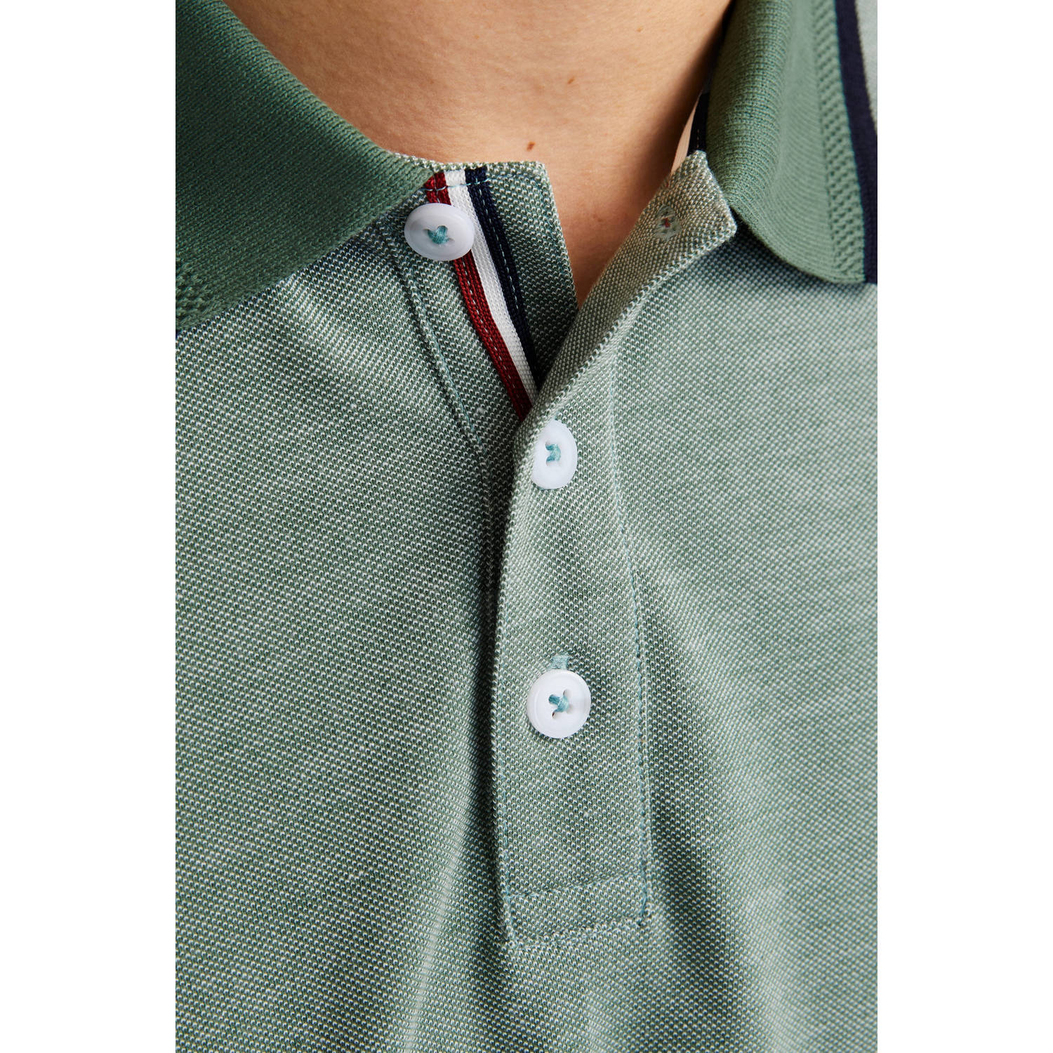 JACK & JONES PREMIUM regular polo groen