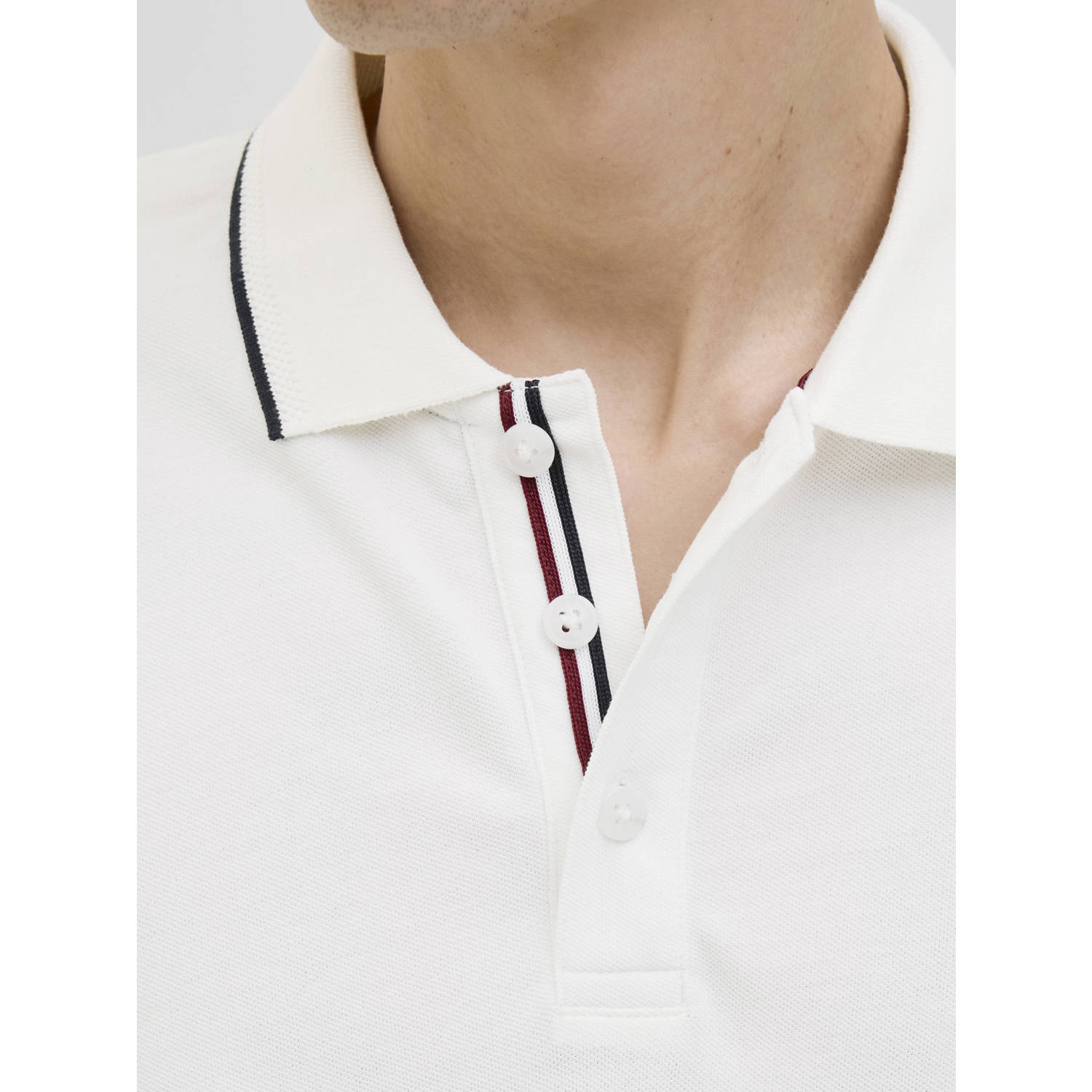 JACK & JONES PREMIUM regular polo wit