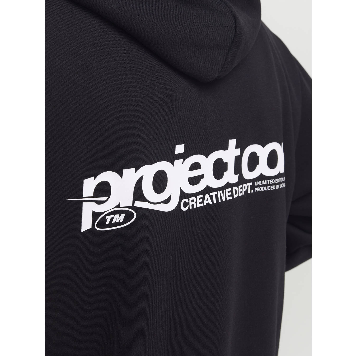 JACK & JONES CORE hoodie zwart