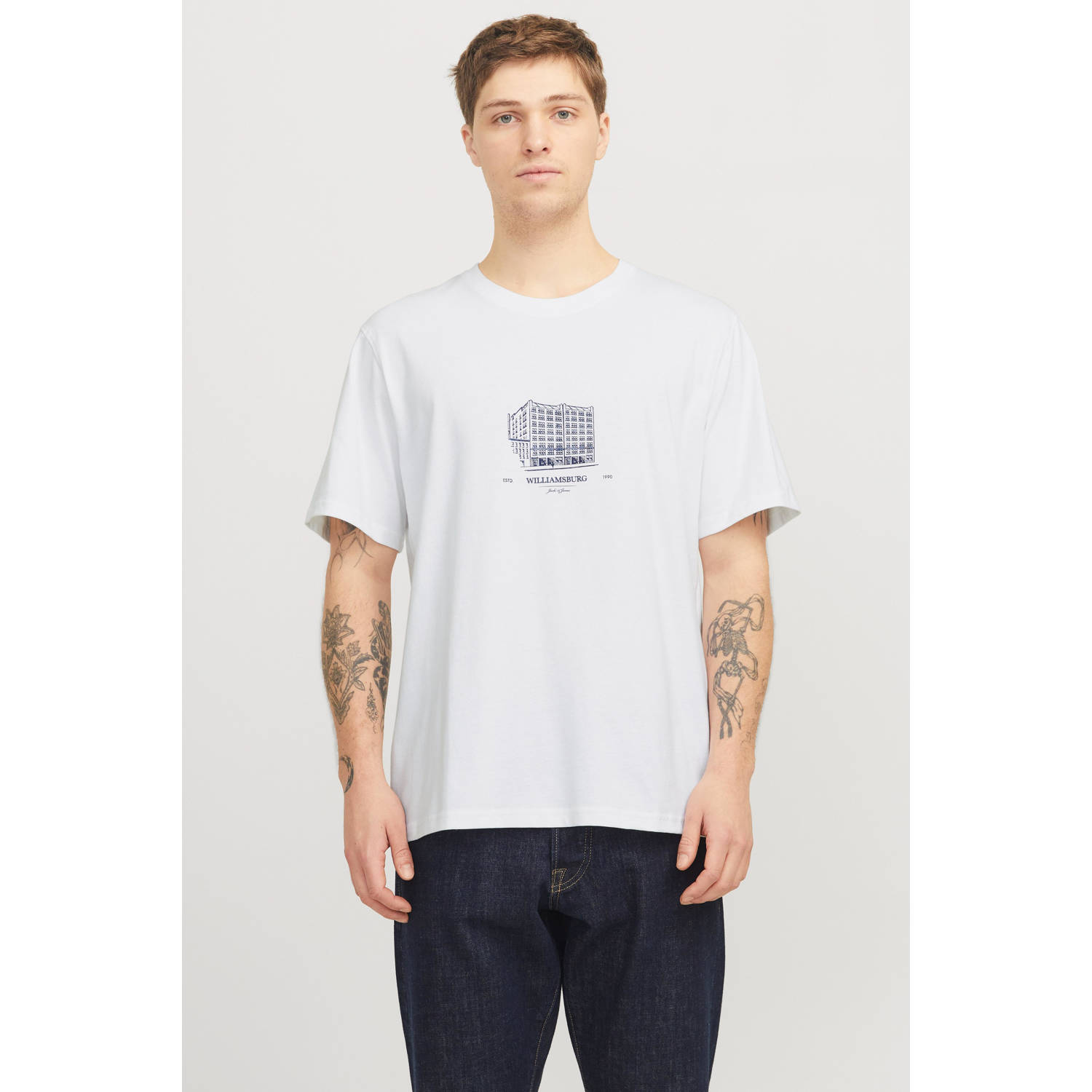 JACK & JONES ORIGINALS T-shirt wit
