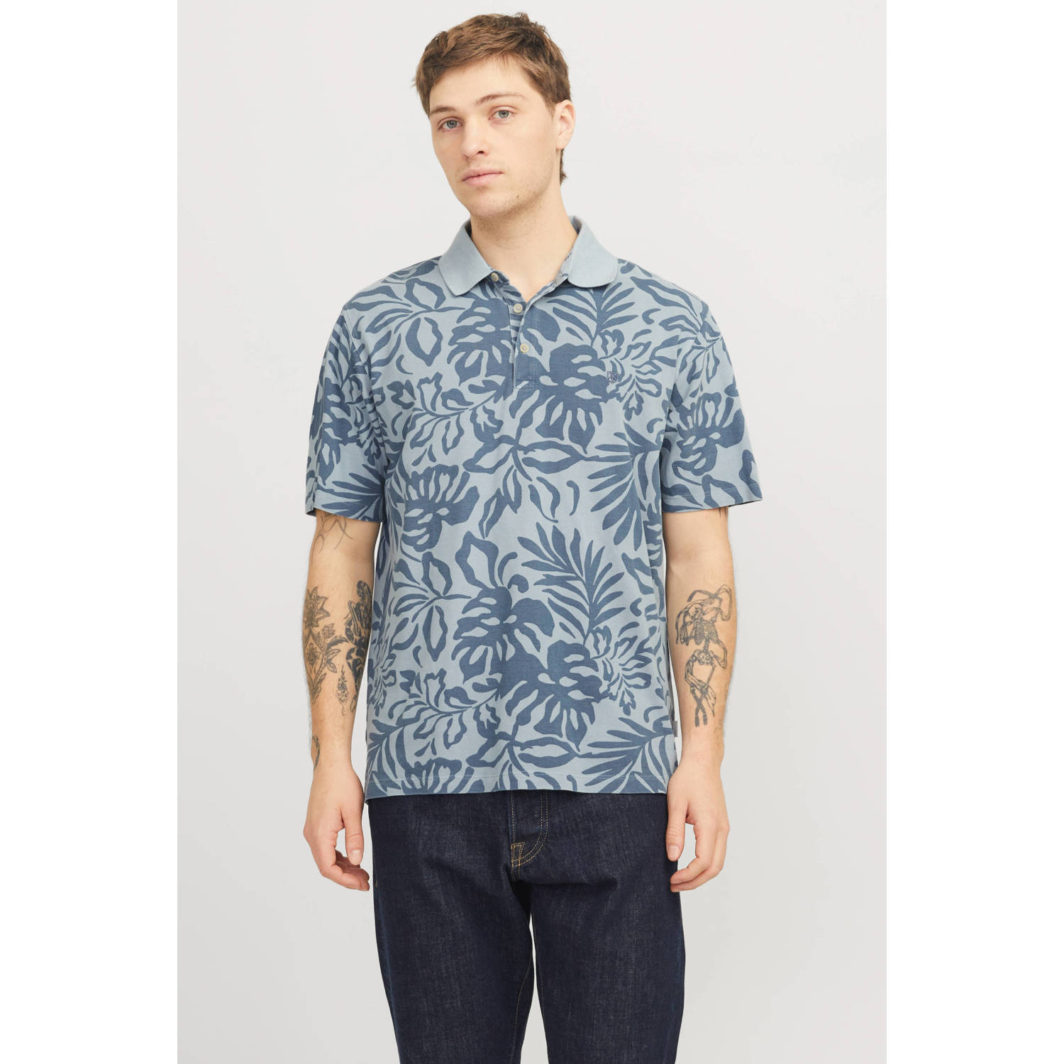 JACK & JONES PREMIUM regular polo blauw