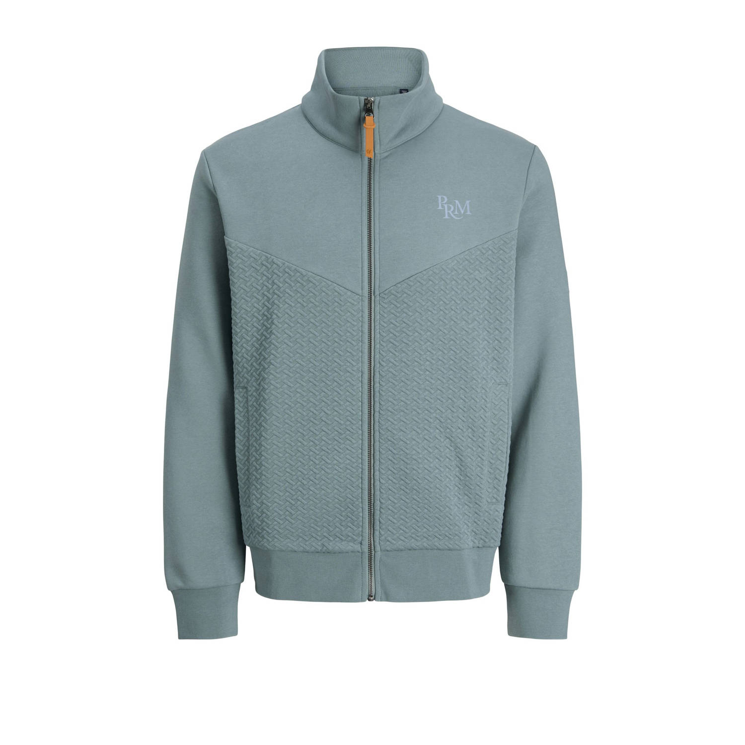 Jack & jones Blauwe Zip High Neck Sweatshirt Green Heren