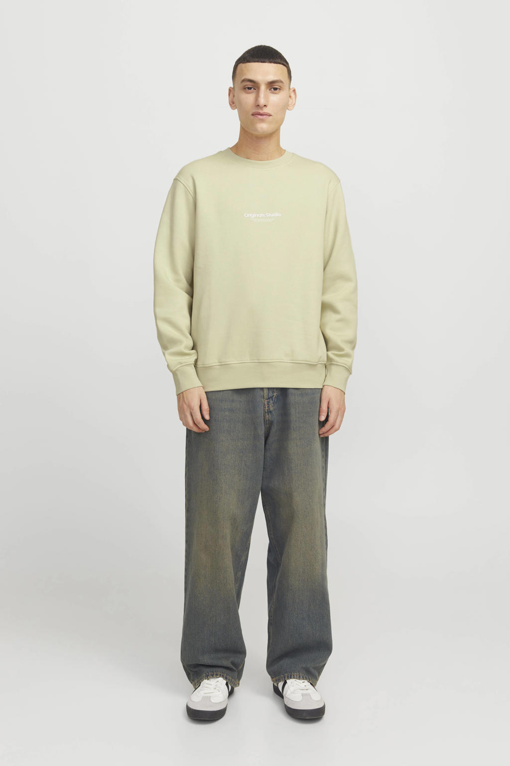 JACK & JONES ORIGINALS sweater lichtgroen