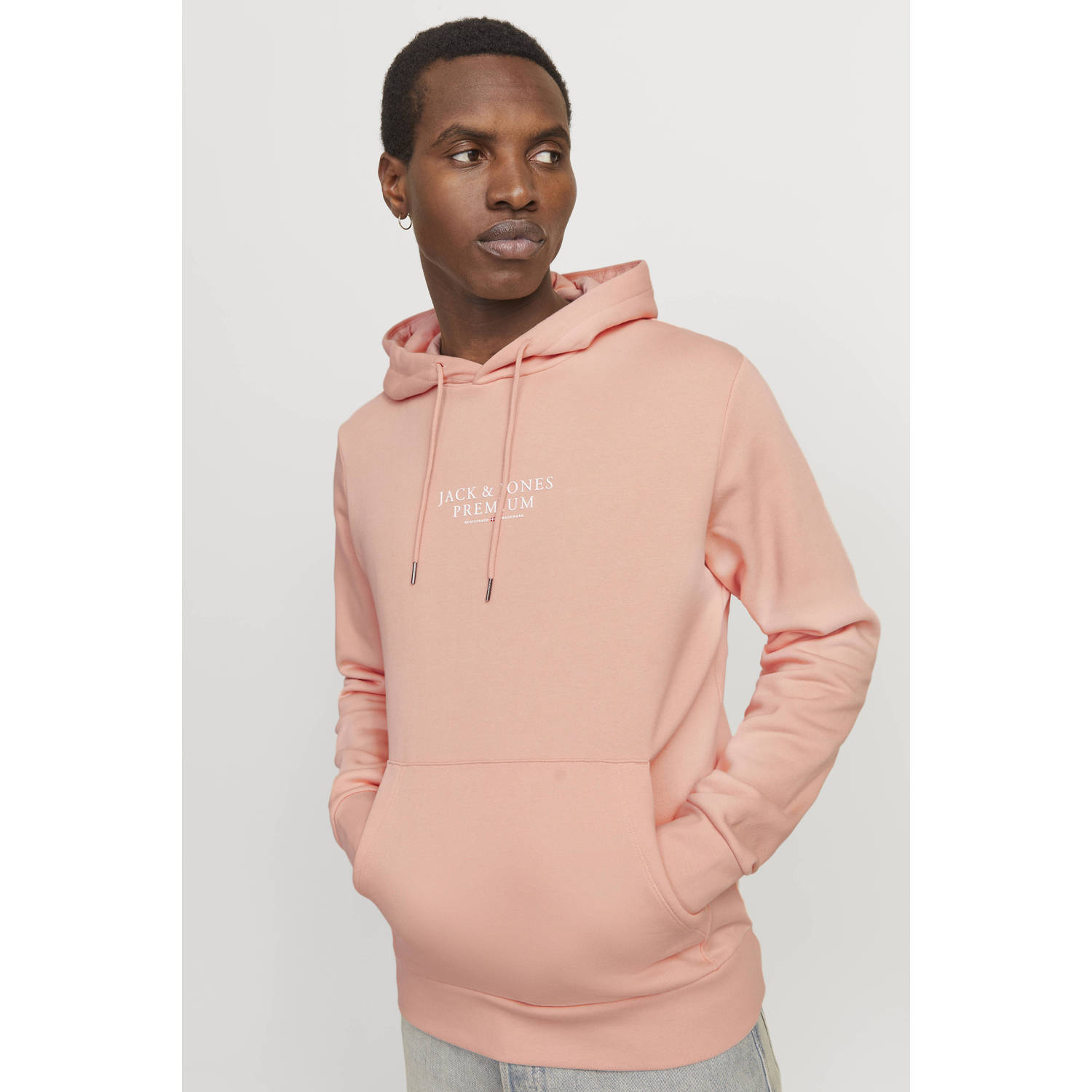 JACK & JONES PREMIUM hoodie roze