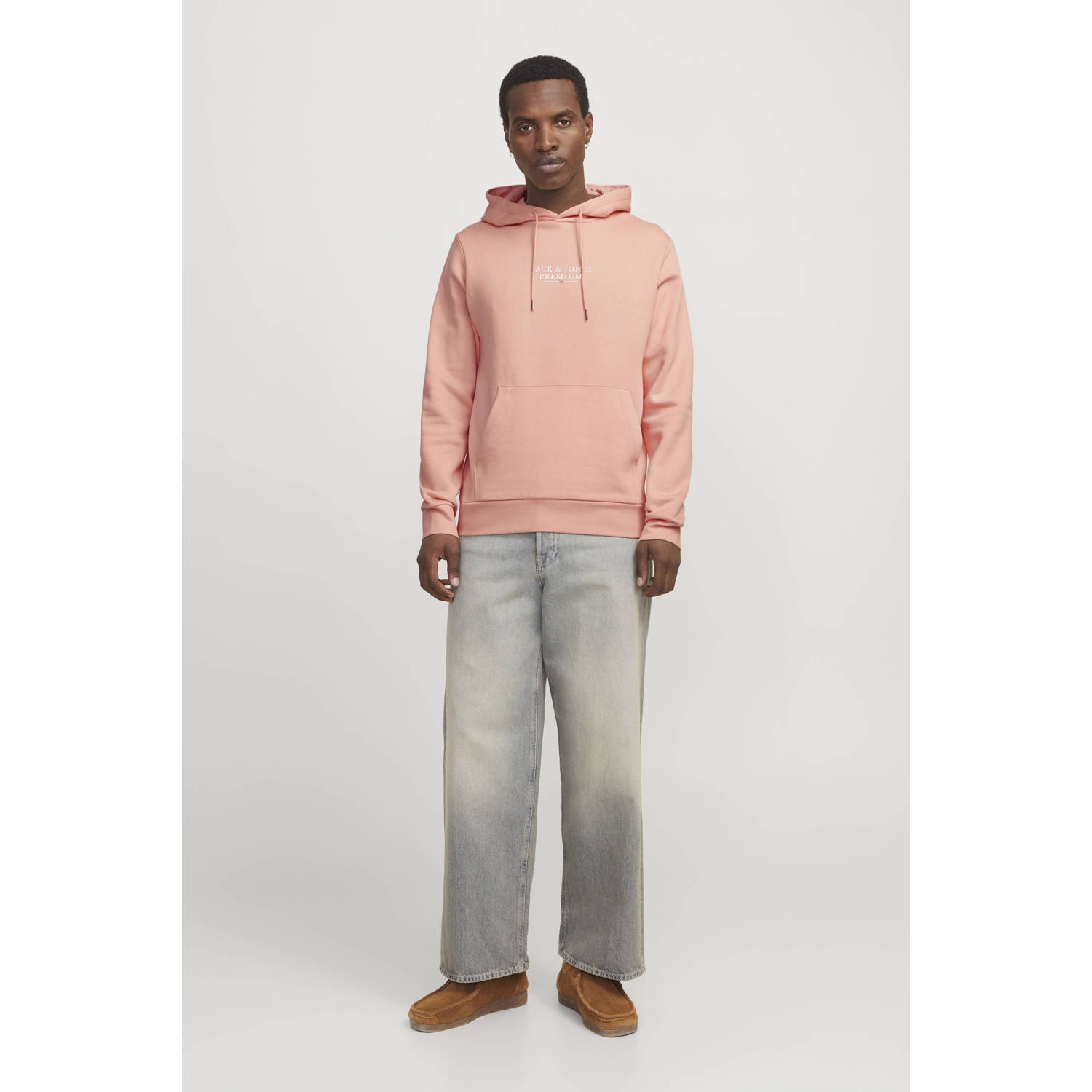 JACK & JONES PREMIUM hoodie roze