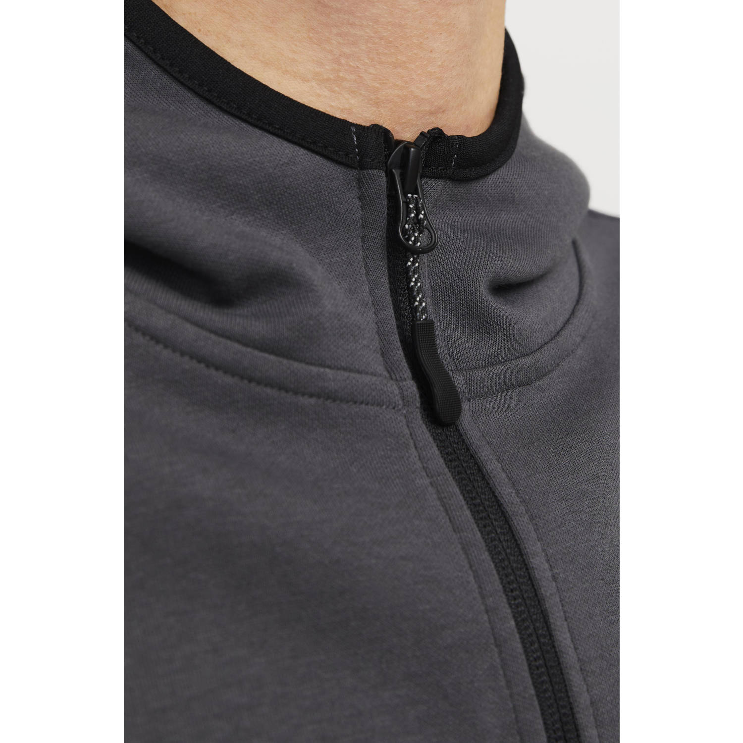 JACK & JONES CORE sweatvest antraciet