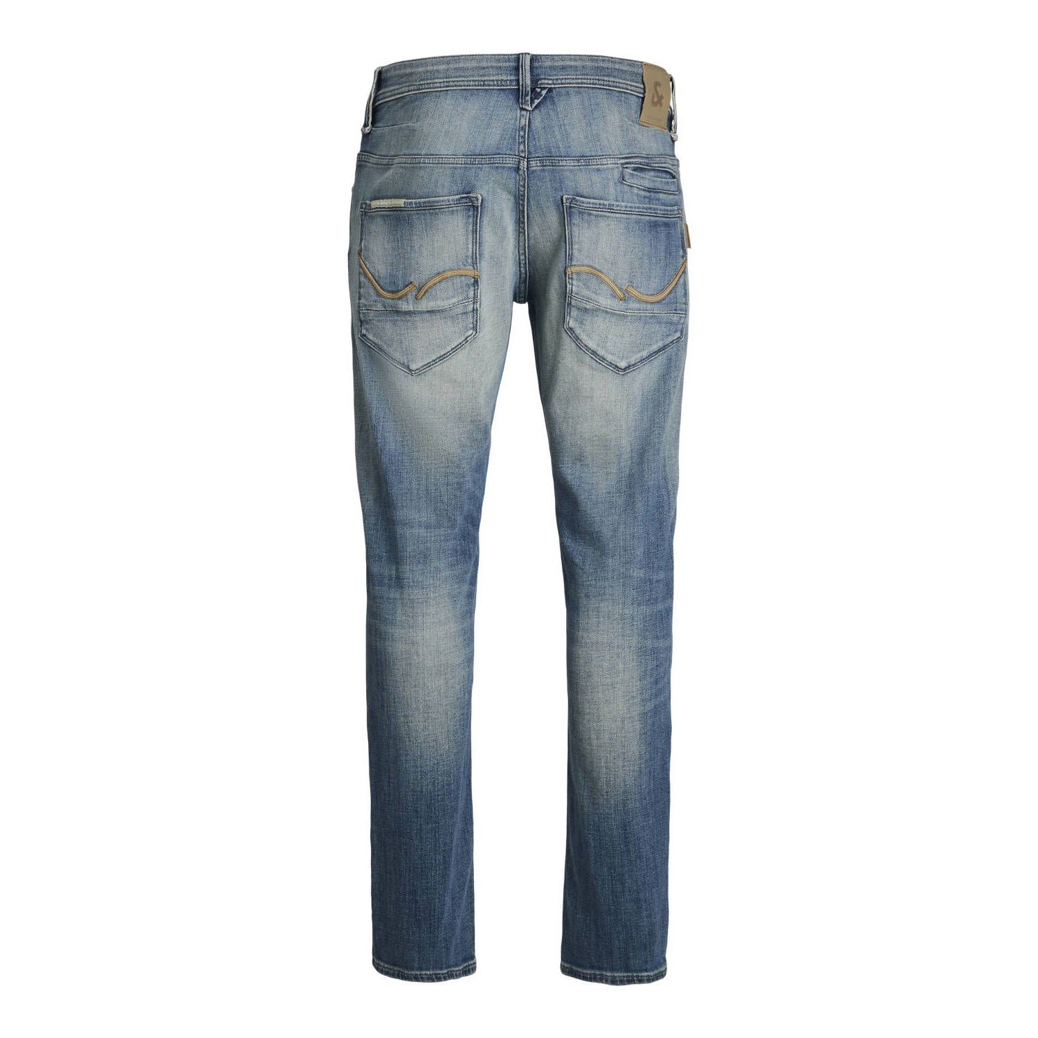 JACK & JONES JEANS INTELLIGENCE JJIMIKE JJCADE tapered jeans blue denim