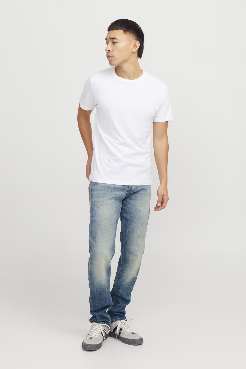 JACK & JONES JEANS INTELLIGENCE JJIMIKE JJCADE tapered jeans blue denim