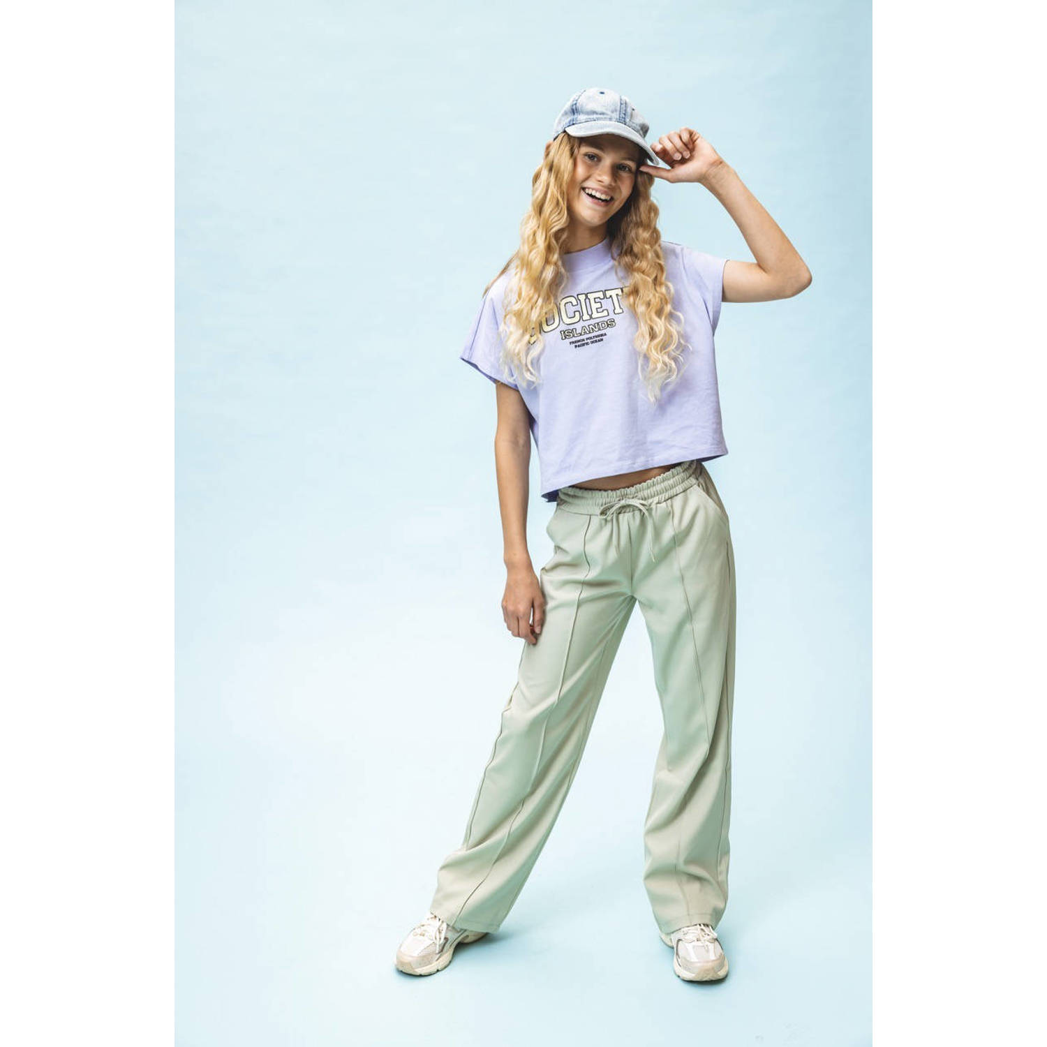 LOOXS 10sixteen relaxed casual broek ecru