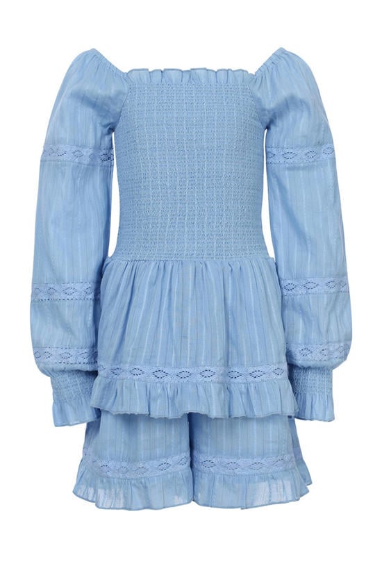 blauwe playsuits