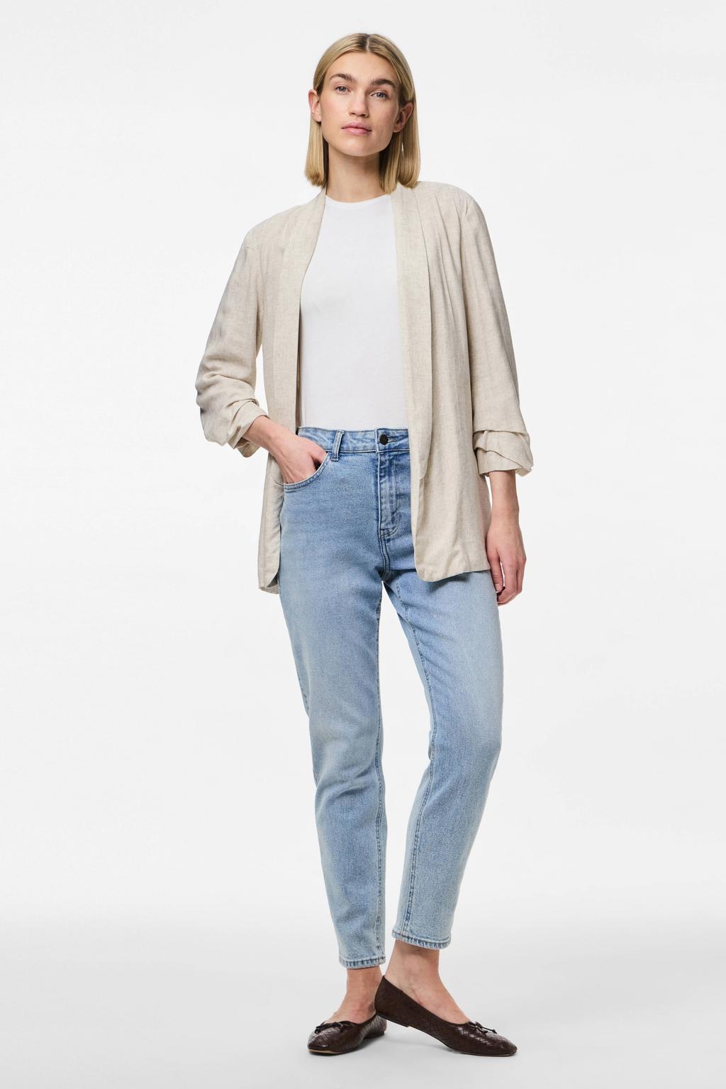 PIECES regular blazer beige