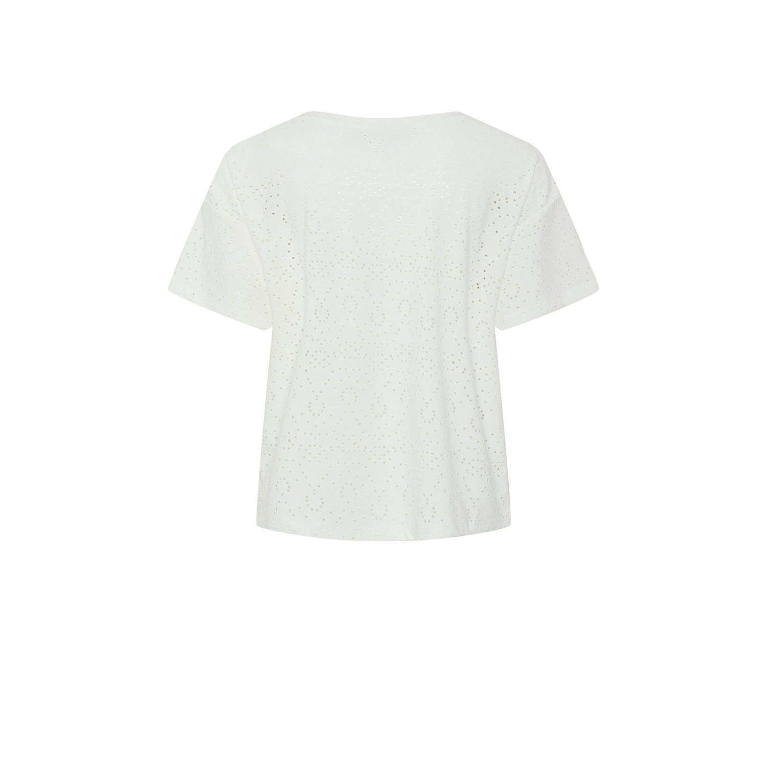 PIECES T-shirt wit broderie