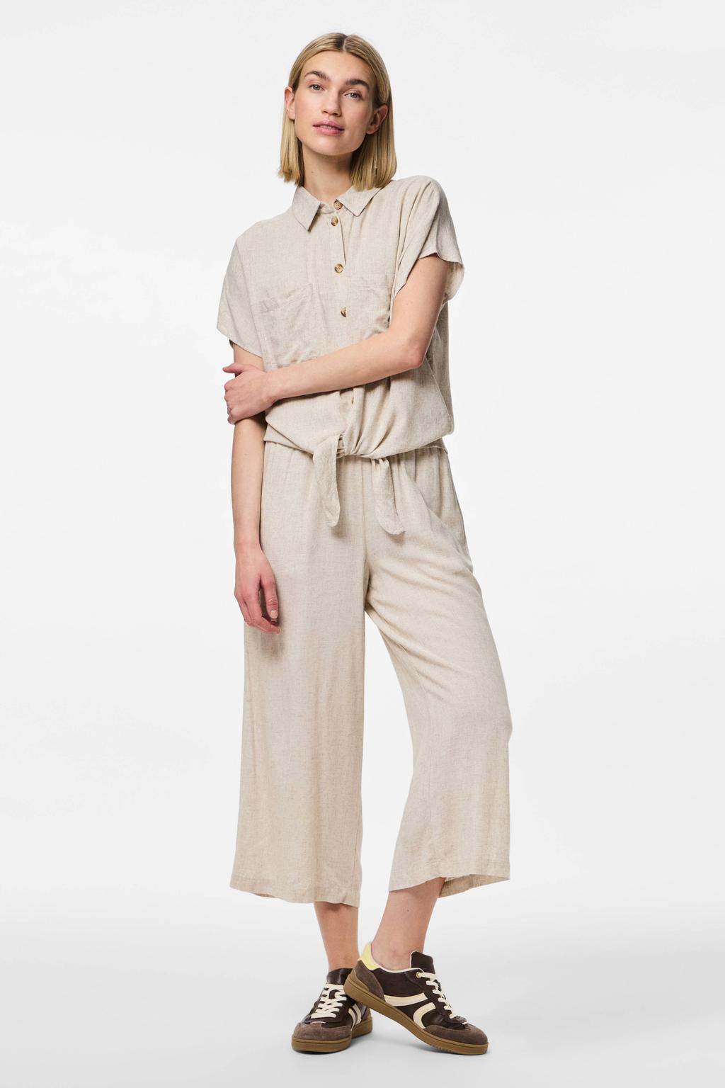 PIECES blouse beige