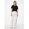 PIECES high waist witte jeans