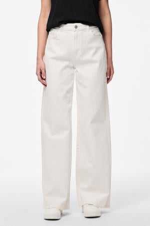 high waist witte jeans