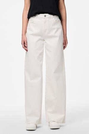 high waist witte jeans