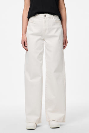 high waist witte jeans