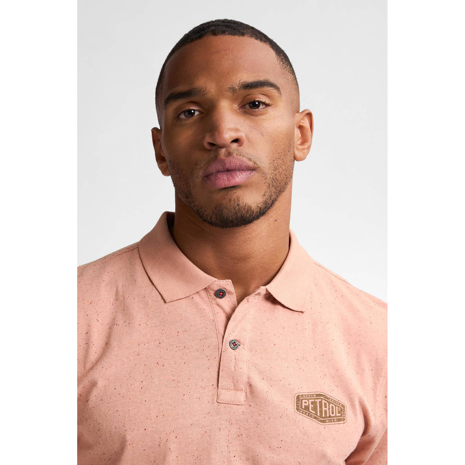 Petrol Industries regular polo lichtroze