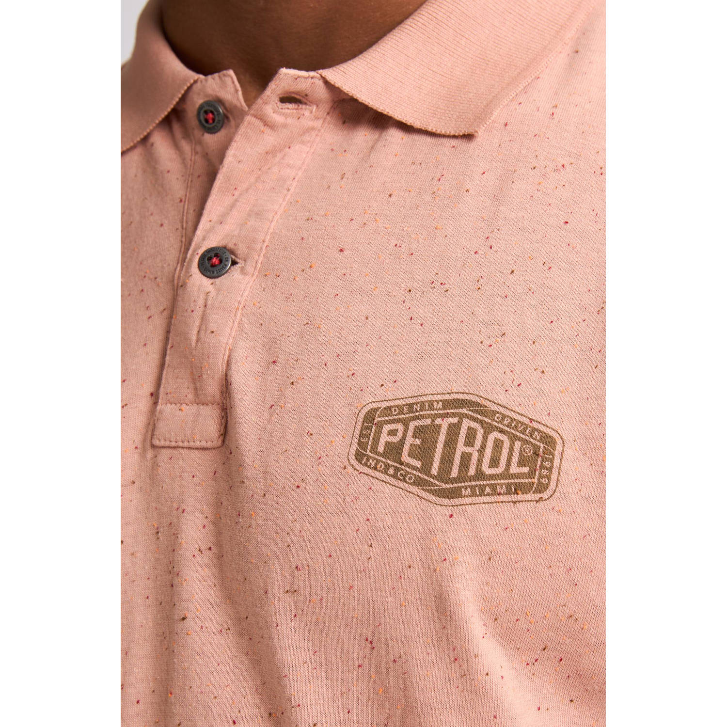 Petrol Industries regular polo lichtroze