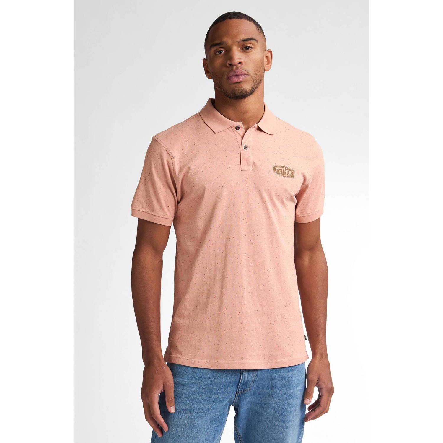 Petrol Industries regular polo lichtroze
