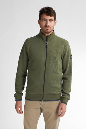 sweatvest donkergroen