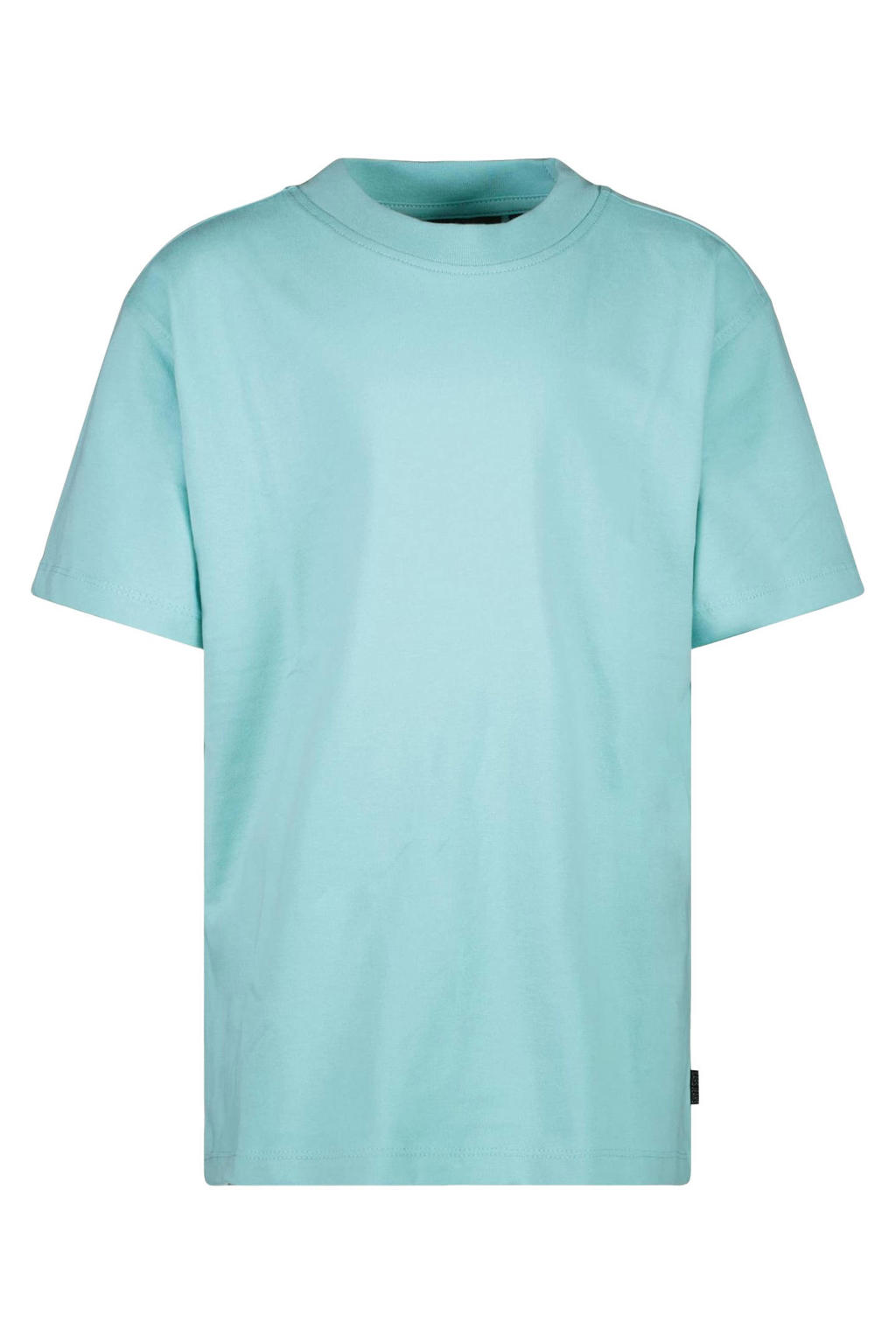Aqua, roze en witte jongens Cars T-shirt van katoen met backprint, korte mouwen en ronde hals