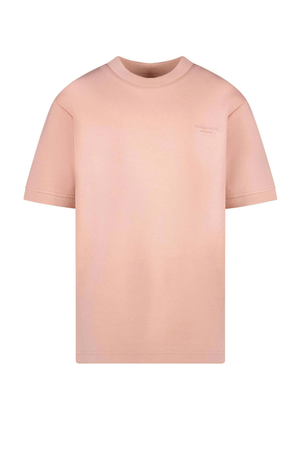 Oranje jongens Cars T-shirt van katoen met logo dessin, korte mouwen en ronde hals