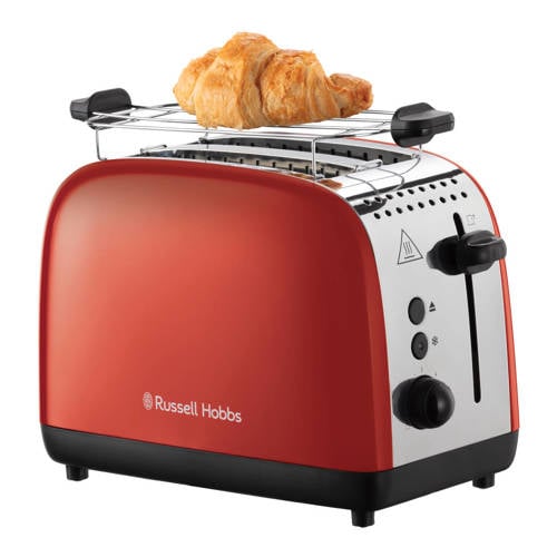Wehkamp Russell Hobbs Colours Plus+ broodrooster rood 26554-56 aanbieding