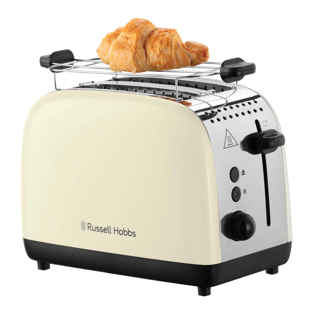 Russell Hobbs Colours Plus+ broodrooster - creme 26551-56