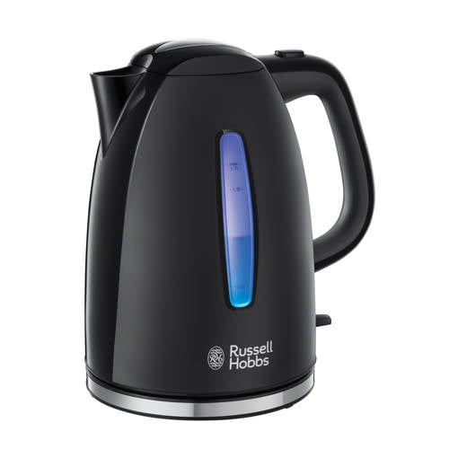 Wehkamp Russell Hobbs Textures Plus+ waterkoker - zwart 22591-70 aanbieding