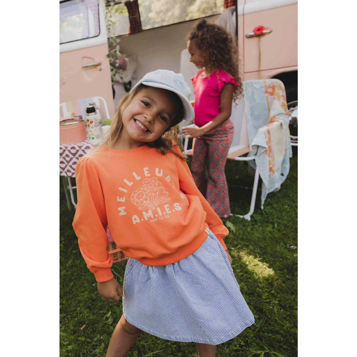 LOOXS little sweater oranje