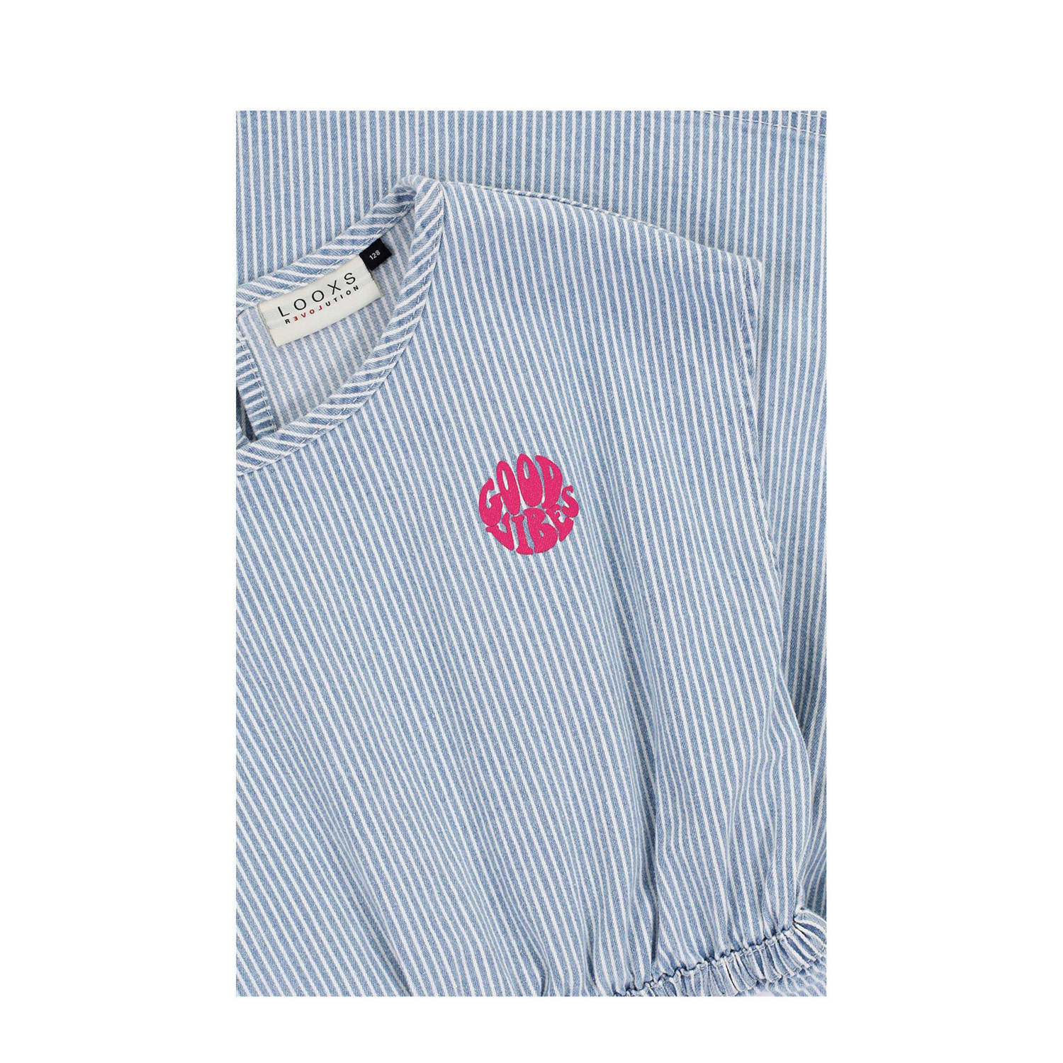 LOOXS little korte jurk blauw