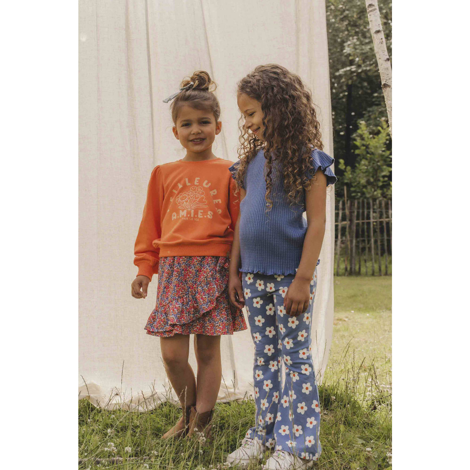 LOOXS little flared broek blauw