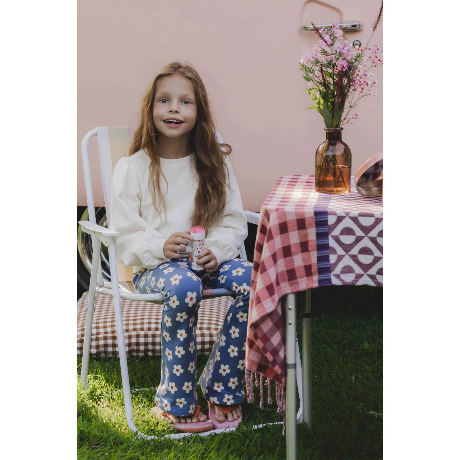 LOOXS little flared broek blauw