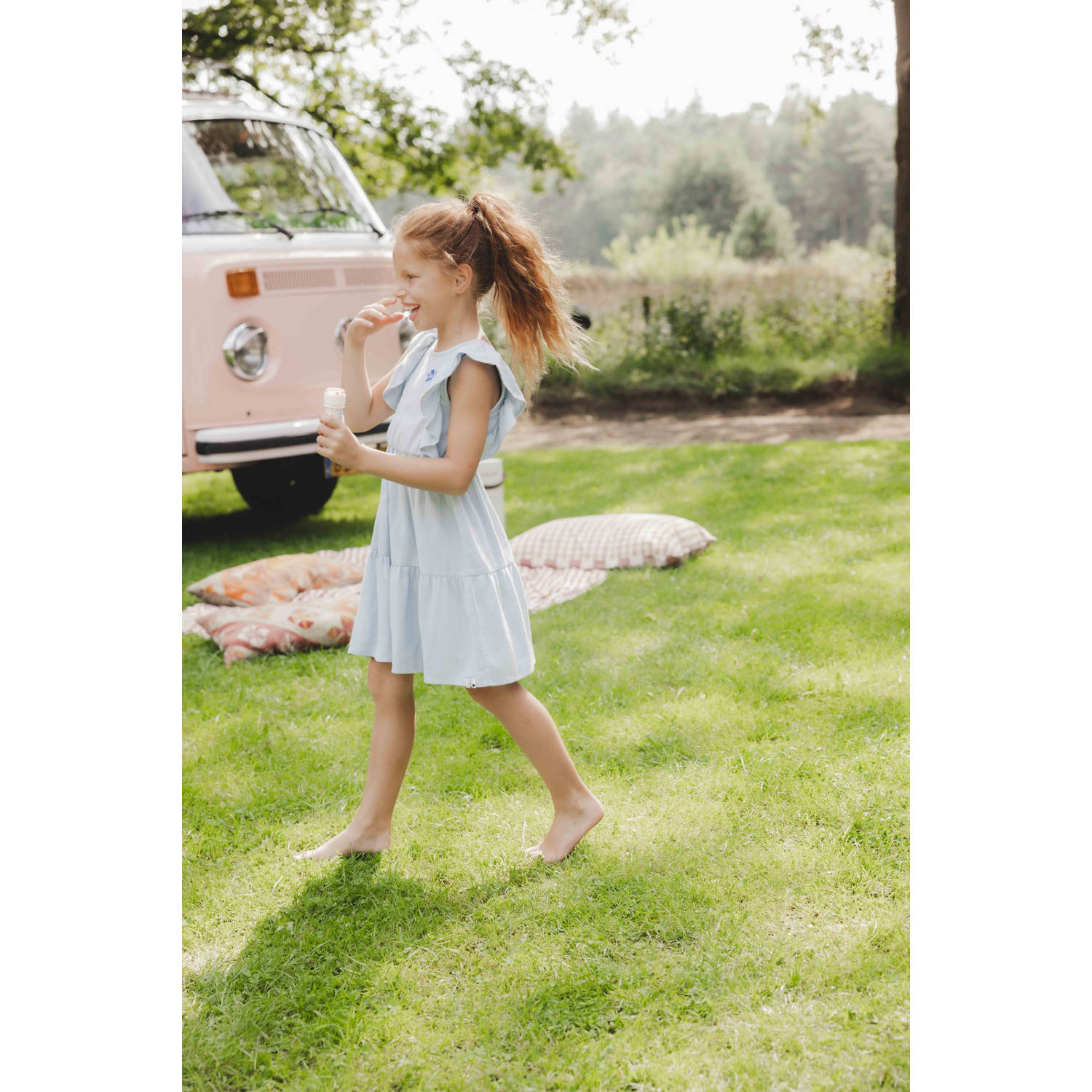 LOOXS little zomerjurk blauw
