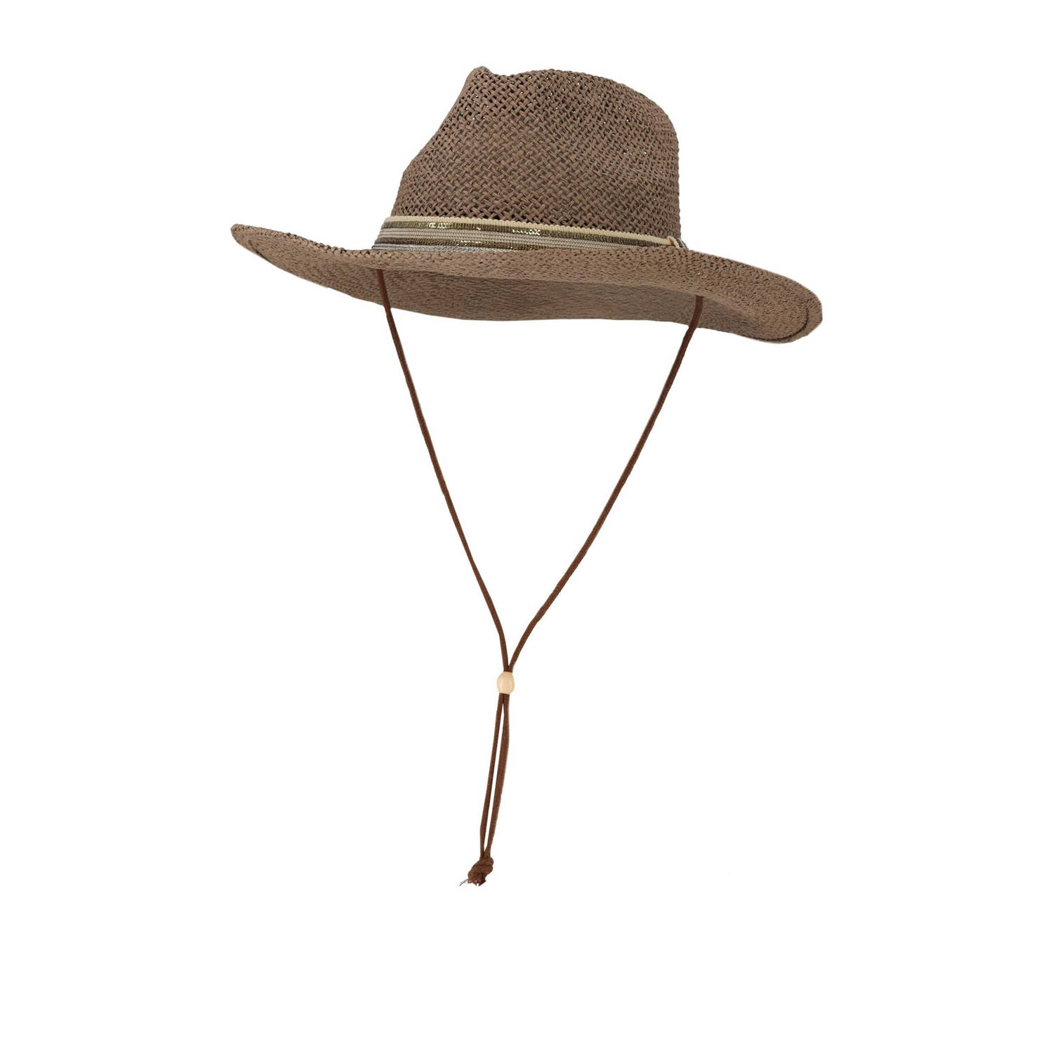 Sarlini raffia cowboyhoed bruin