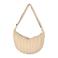 Sarlini doorgestikte crossbody tas beige