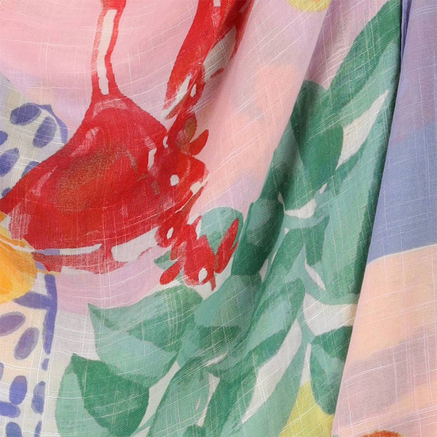 Sarlini sjaal met all-over print multi