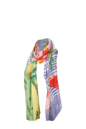 sjaal met all-over print multi