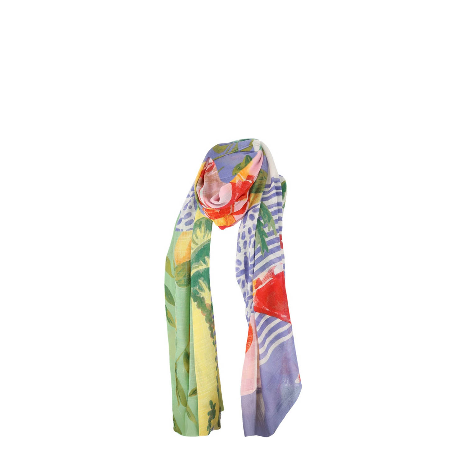 Sarlini sjaal met all-over print multi