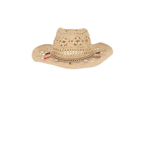 Sarlini gehaakte cowboyhoed naturel afbeelding